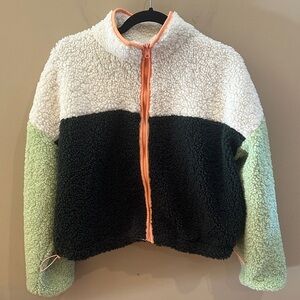 Wild fable Sherpa color block jacket